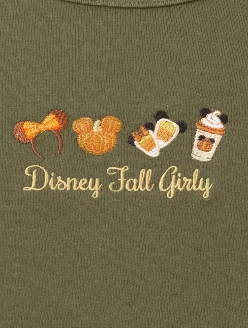 Disney Fall Girly Baby Tee Shirt